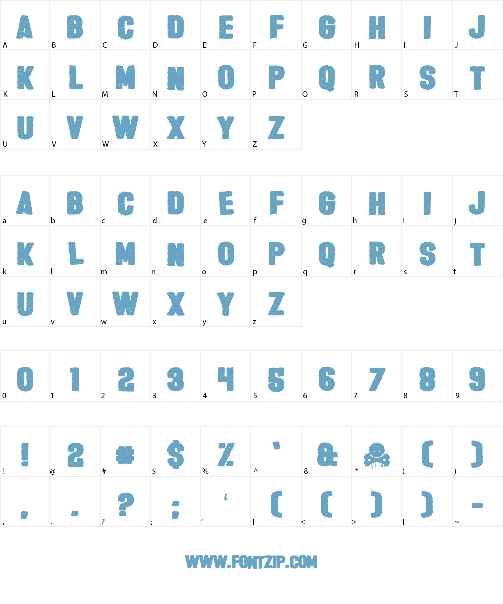 Halloween * Heresy Font Character